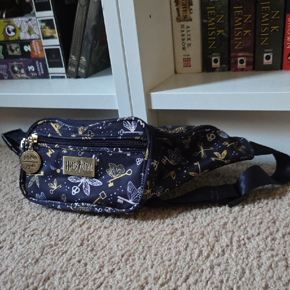 Warner Bros. Black and Gold Belt Bag